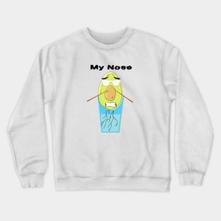 Mr Avocado funny design Crewneck Sweatshirt